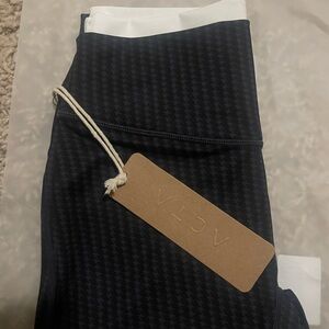 Acta Navy Blue Double Banded Leggings